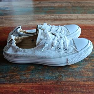 Light Grey Slip on Converse